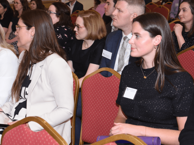 trainee doctors at a conference